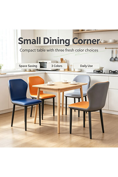 HayaBazaar Modern Dining Chair,High Back with Soft Seat,for Kitchen, Dining R...