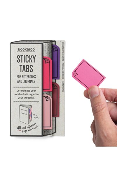 İF Bookaroo IF40 marcaje adezive pentru indexare, roz