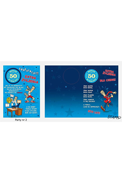 STAMP Felicitare B6 multicolor 17.6x13cm set cu plic