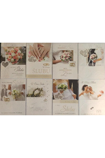 PANORAMA Karnet de nunta / card felicitare B6, in relief, cu plic, mix modele...