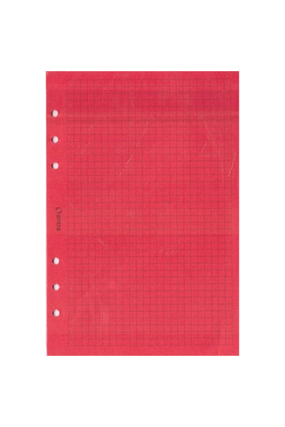 Antra Reincarcare pentru organizer Antra, A5, cu patratele, rosu, 20 foi, 210...