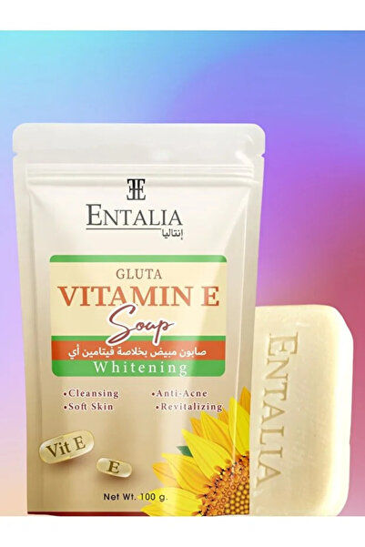ENTALIA Thai soap with vitamin E extract for cleansing delicate skin and anti...