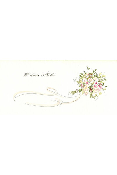 MAK Felicitare de nunta Bukiet multicolor 10x21cm