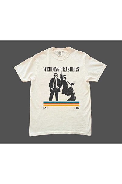 Grafftee Clothing Μπλουζάκι με στάμπα Wedding Crashers, Unisex, Oversize