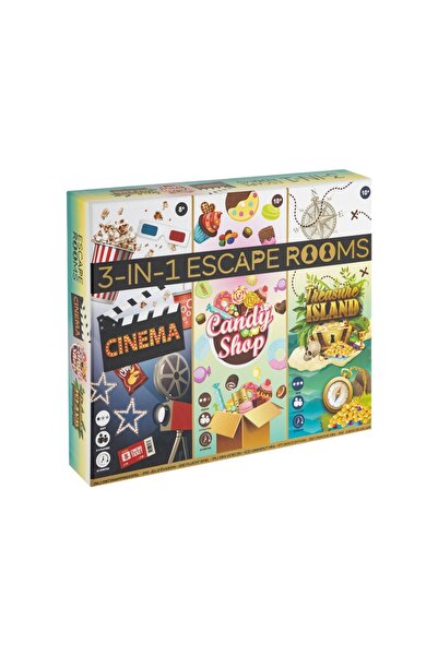 Moxy 3-in-1 Escape Room Games 300078
