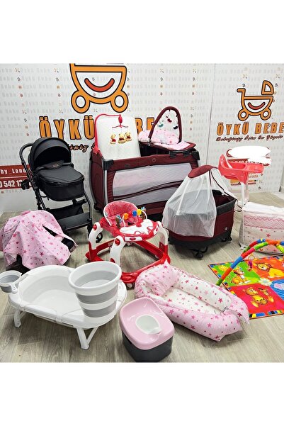 ÖYKÜ BEBEK DUNYASI 31 Parça Lina Yeni Doğan Bebek Çeyiz Seti Full Set