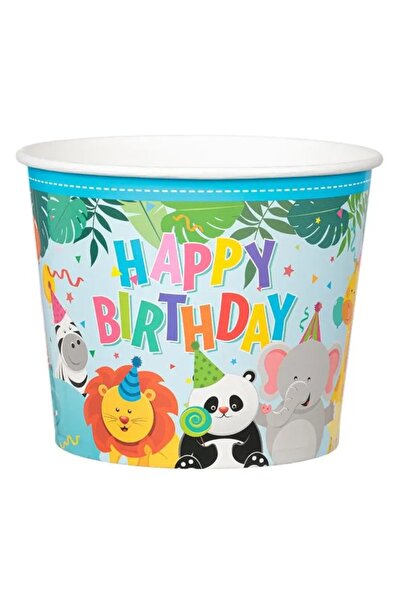 Baloane Vesele Bucket Pentru Snackuri Petrecere Animale Jungla ACC79