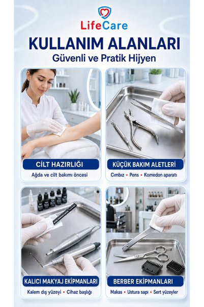 Life Care Antiseptik alkollü mendil 250 adet