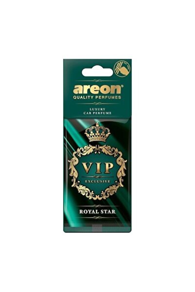 Areon Ароматизатор за кола, карта, ВИП Ексклузивен, Роял Стар, 19 x 7.5 x 0.5 см