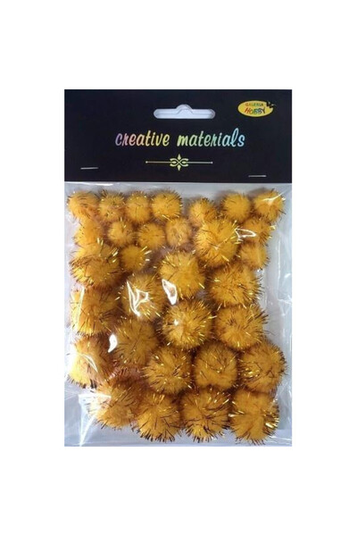 Galeria Hobby Pompoane decorative Galeria Hobby, pompons, cu sclipici, 15/25 ...