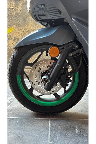 ARONA Honda pcx all years compatible half wheel cover sticker label model gre...