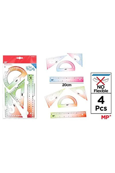 OEM Set geometric MP Main Paper 20cm 4 piese multicolor