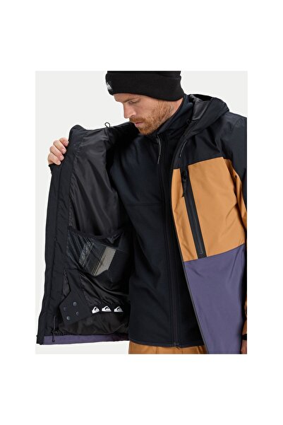 Quiksilver Geacă de snowboard pentru bărbați EQYTJ03503-CMD0 Multicoloră