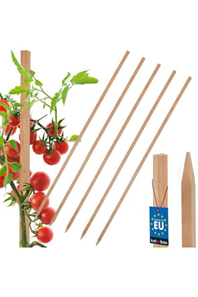 KOTARBAU Țăruși din lemn pentru roșii și legume, suport de grădină pentru cop...