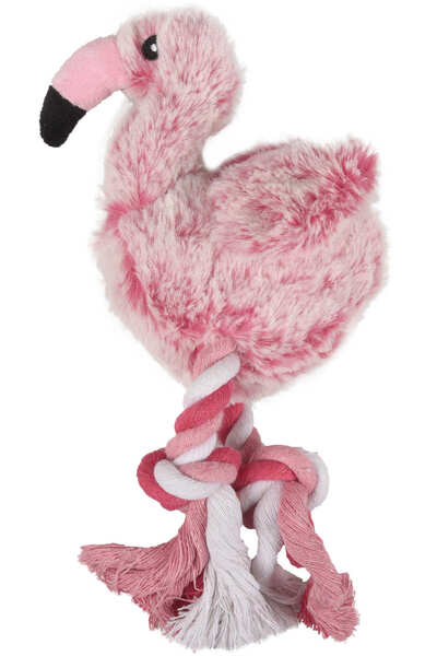Flamingo Andes Drawstring Pink Plush Toy 33cm