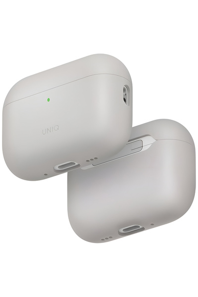 uniq Husa casti Lino Hybrid pentru AirPods Pro 3, protectie, Bej