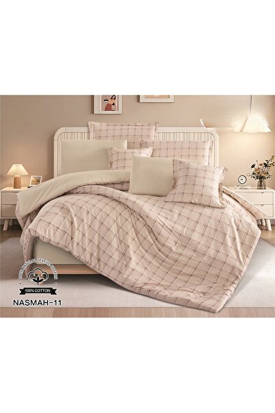 Red Rose Nefren Summer 100% Cotton 8-Piece Bedspread Set Luxury and Elegance ...
