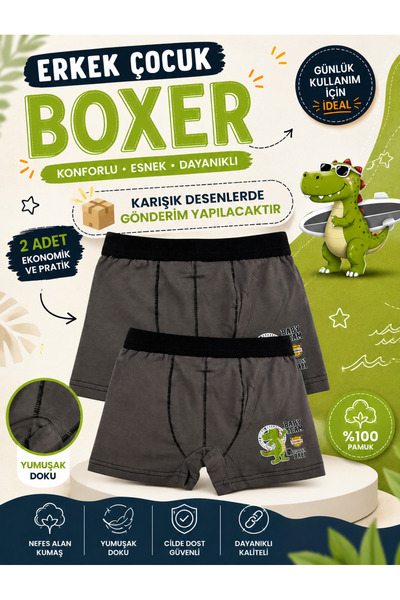 HARVELLİ Combed Cotton Lycra Boys' Boxers, Girls' Boxers and Girls' Underwear