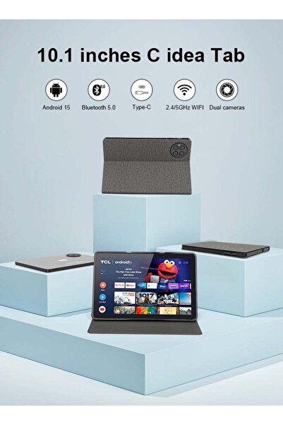 CIDEA C idea 10.1 Inches Tablet, Newest 5G Android Tablet RAM 8GB ROM 1TB wit...