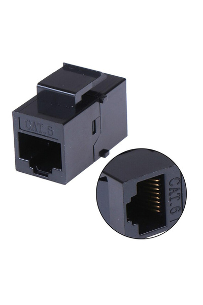 MN6 Mn119Ck Cat6 Rj45 Female to Female Clip-On Ethernet Cable Joiner and Exte...