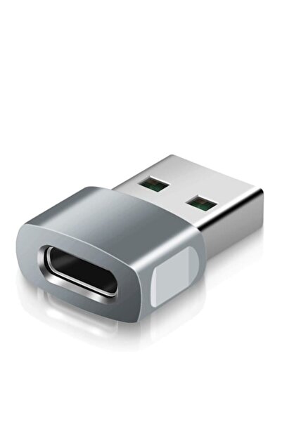 jsaux Adaptor, Jsaux, USB-A la USB-C, Gri aluminiu