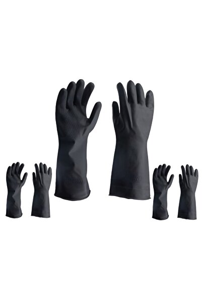 Generic 3 Pack Of Chemical Protective Nitrile Rubber Gloves - Diesel Anti-Ski...