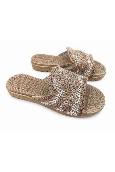 PAPUCUMUN DÜNYASI Women's Lace Knitting Detail Stylish Comfortable Lightweigh...