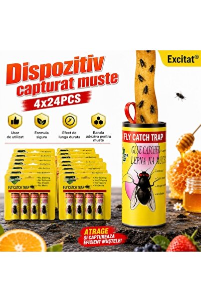 Excitat Anti-insect glue traps, Excitat®, 96PCS Double Panel insect traps, ha...