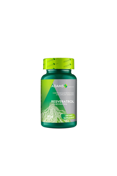 Adams Supplements Resveratrol 50mg 90cps