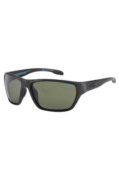 O'Neill O Neill Unisex Polarised Rectangle Sunglasses, Black, WOVE-X2.0-127P