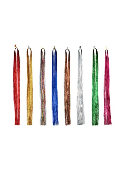Croc Saç Simi - Hair Tinsel + Kaynak Boncuğu Hediyeli