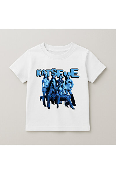 SVART WEAR Katseye Printed Crew Neck Cotton Short Sleeve Kids & Youth T-Shirt