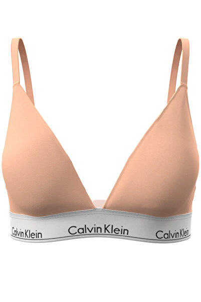 Calvin Klein Women's Lightly Lined Triangle Orange Bra