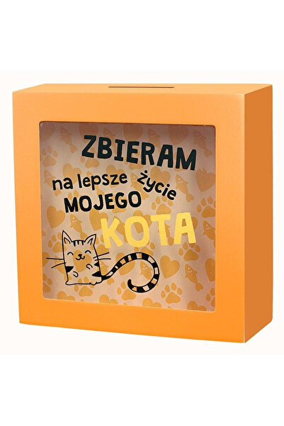 KUKARTKA Figurina Skarbonka multicolor 16x16x5cm MDF