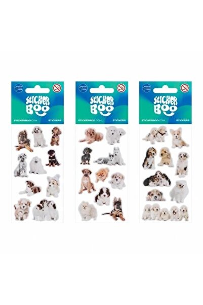 Sticker BOO Stickere decorative Sticker Boo, set 3 variante, multicolor, 12x6cm