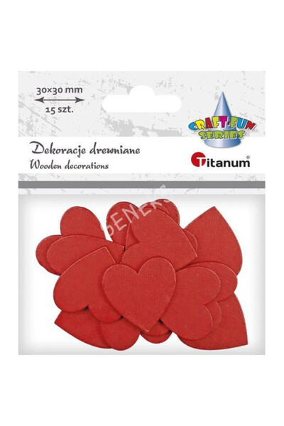 Titanum Decoratiuni din lemn, design modern, rosu