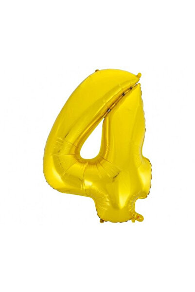 Godan Balon foliowy cifra 4 multicolor 92cm helium