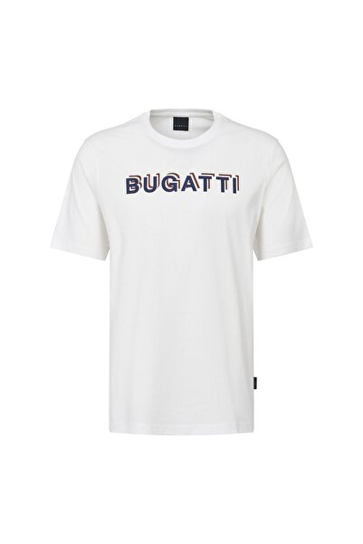 BUGATTI Tricou bărbătesc 8350 75045C Alb