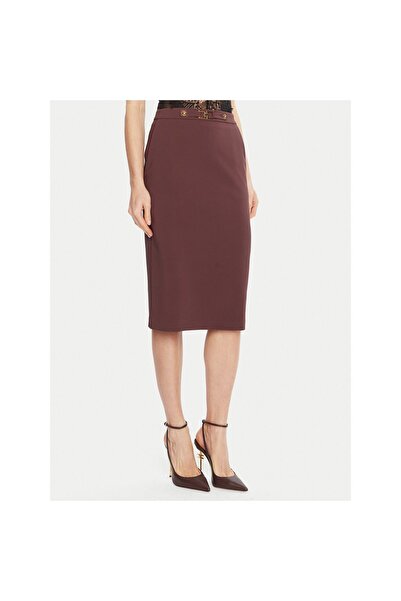 Elisabetta Franchi Fustă creion de damă GO13756E2 Bordeaux