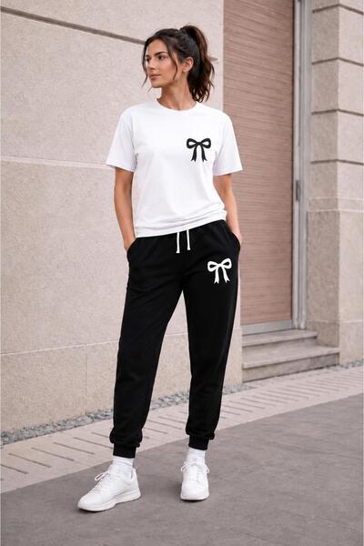zeag SET DE TRICOU ȘI PANTALONI DE TRENING MINI CU IMPRIMEU PANGILĂ PENTRU FEMEI