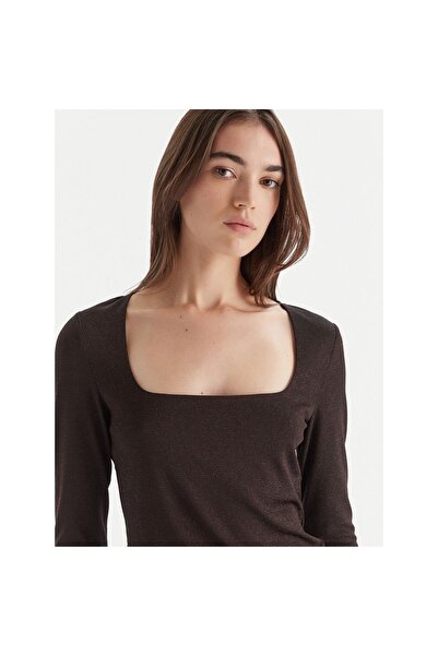 Vero Moda Bluză de damă 10336088 Maro