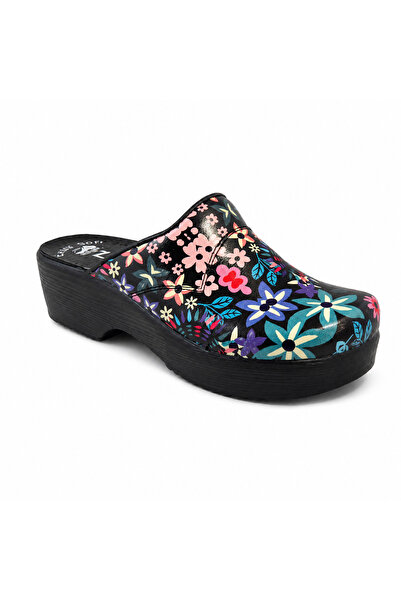 MediSab Saboti medicali anatomici cu platforma ,design floral ,piele ecologic...