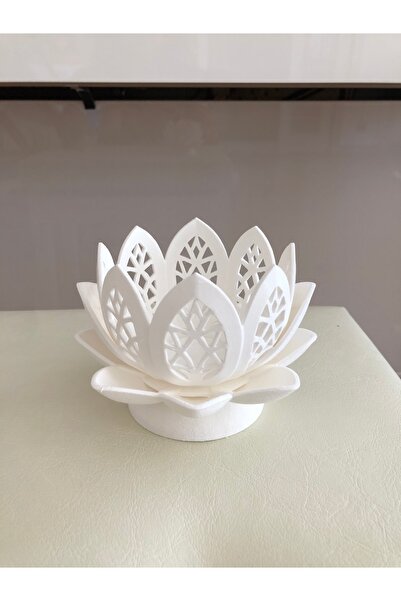 dusa3d Dekoratif Lotus Led Tealight Mumluk
