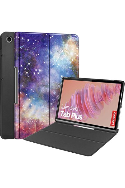 SIGLOO Тънък трикратно сгъваем калъф тип мида за Lenovo Tab Plus 2024 TB-351/...