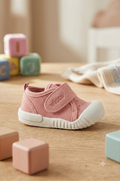 Vicco Orthopedic Inner Lining Protruding Powder Baby Girl First Step Shoes Or...