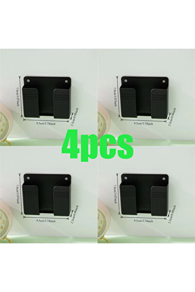 choice2 black-4pcs 1/2/3/4pcs Smartphone Stand Wall Mounted Storage Box Wall ...