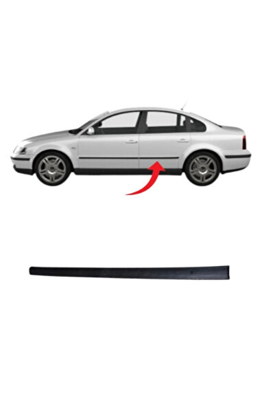 gkl Passat B5 Door Trim Rear Right Satin Black 1997-2000 3B0853754