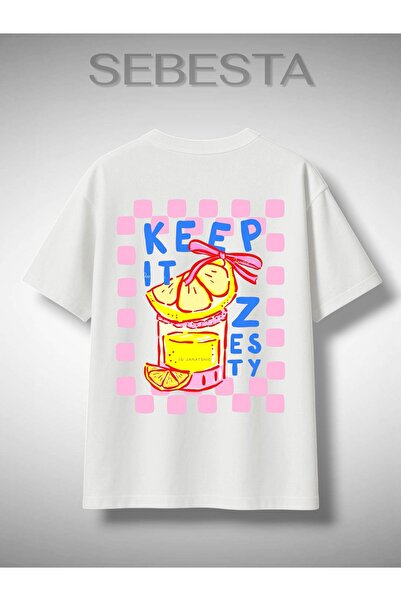 Sebesta Fashion Keep It Printed Premium Oversize T-Shirt
