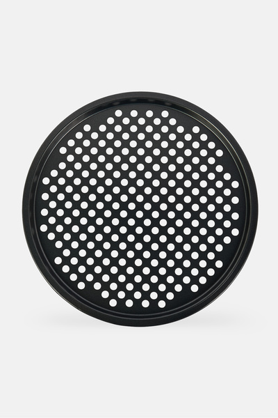 Baker's Secret Basics By Bakers Secret Pizza Crisper Pan, Grey