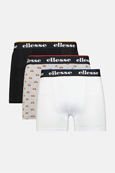 Ellesse مجموعة من 3 سراويل داخلية بشعار العلامة التجارية للرجال، متعددة الألوان